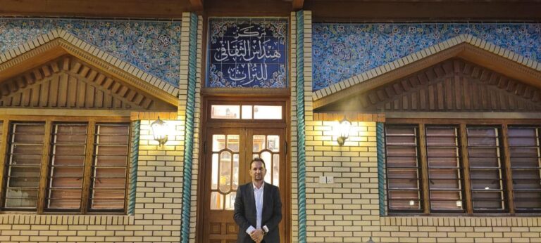 مدير المركز الثقافي البغدادي يزور مركز هنداس الثقافي