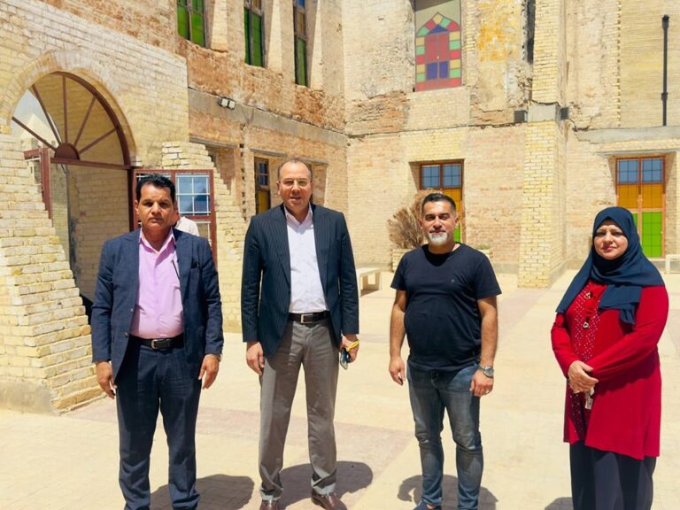 زيارة مستشار رئيس الوزراء للشؤون الثقافية لمبنى المتصرفية