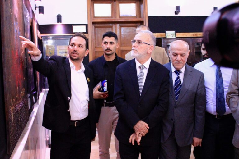 محافظ بغداد يفتتح معرض الحسين عليه السلام التفاعلي في المركز الثقافي البغدادي