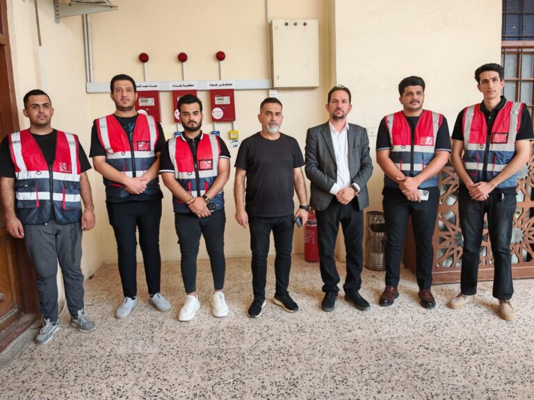 نصب منظومة إطفاء حرائق متكاملة في المركز الثقافي البغدادي