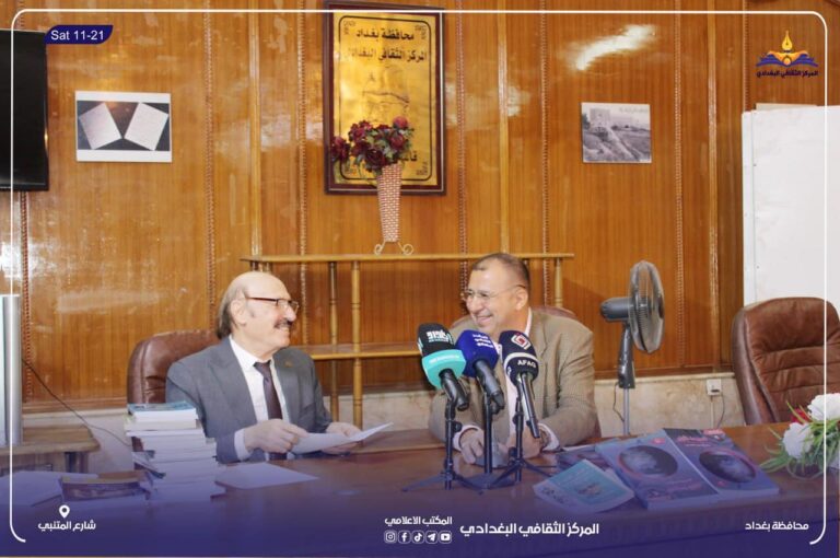 استضافة الروائي مازن إبراهيم النعيمي والحديث عن (روايته السيدة الأولى)